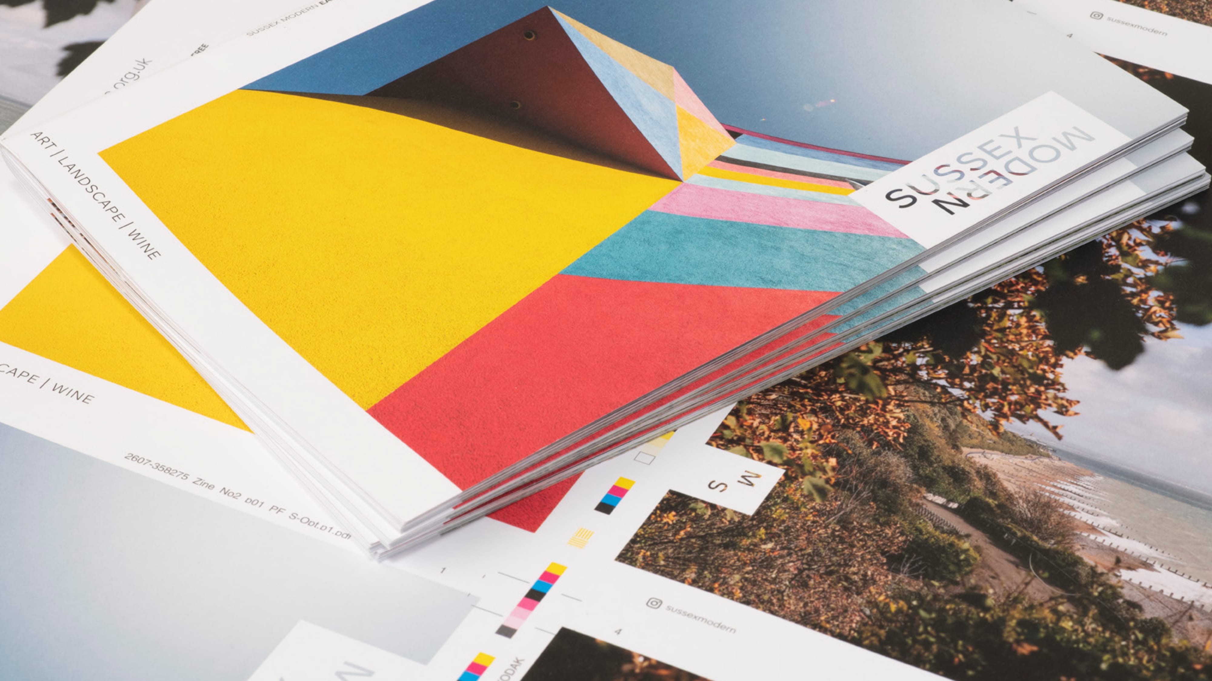 Sussex Modern Zine #2: Print and publications, Promotional literature, Visual identity, Art direction